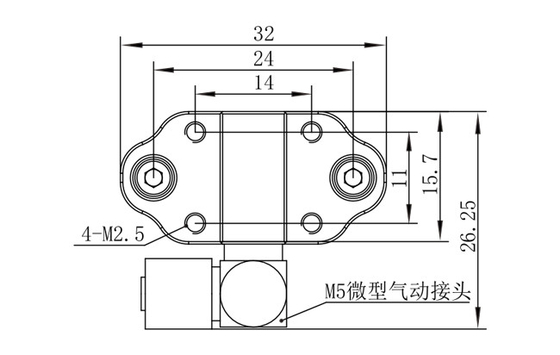 ISO 9001 비 표준 SRT 부드러운 그리퍼 단일의 핑거
